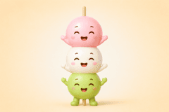 だんごちゃん・わらう
