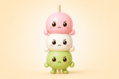 だんごちゃん・おこる