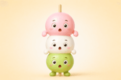 だんごちゃん・びっくり