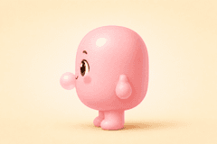 ガムくん・よこがお