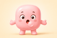 ガムくん・びっくり