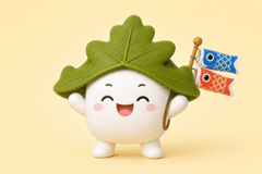 かしわくん・わらう