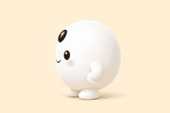 まめふく・よこがお
