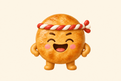 せんべえ・わらう