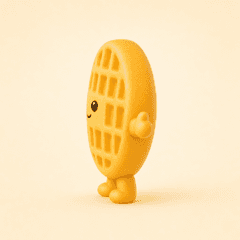 ワッフー・よこがお